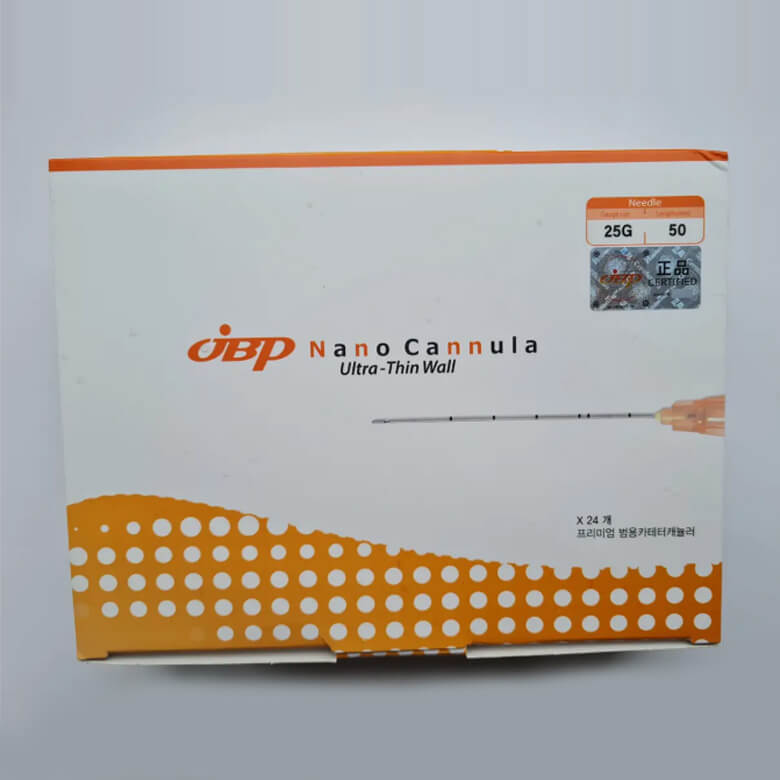 Канюлі JBP, розміри 25G*50мм, 22G*70мм, 22G*50мм, 27G*40мм